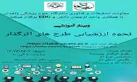 برگزاری وبینار آموزشی نحوه ارزشیابی طرح های اثرگذار